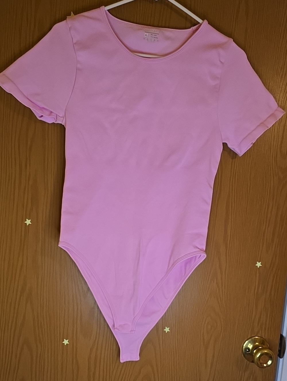Short-Sleeve Pink Women's Bodysuit